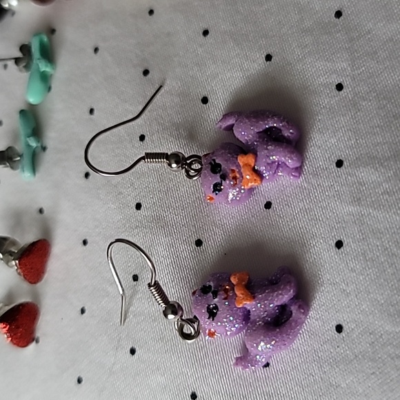 Lot of 30 children's jewellery (7 bracelets, 10 earring sets,7 Rings,4 Pendants) - Picture 3 of 17